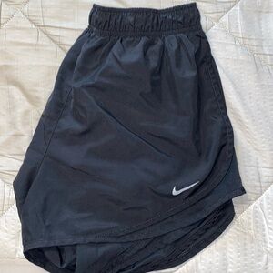 Black Nike athletic shorts